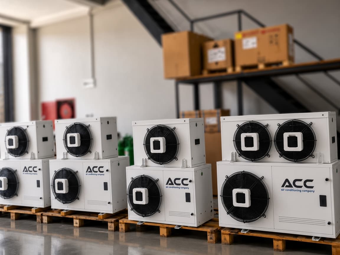 ACC packaged units in warehouse stock