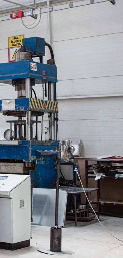 Sheet metal press station