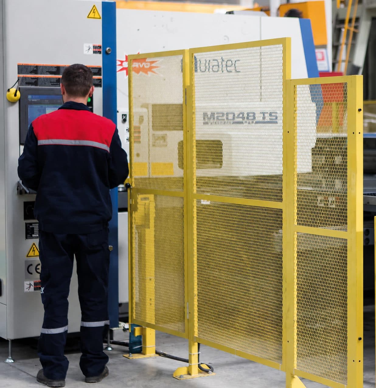 CNC / press operator on the shop floor