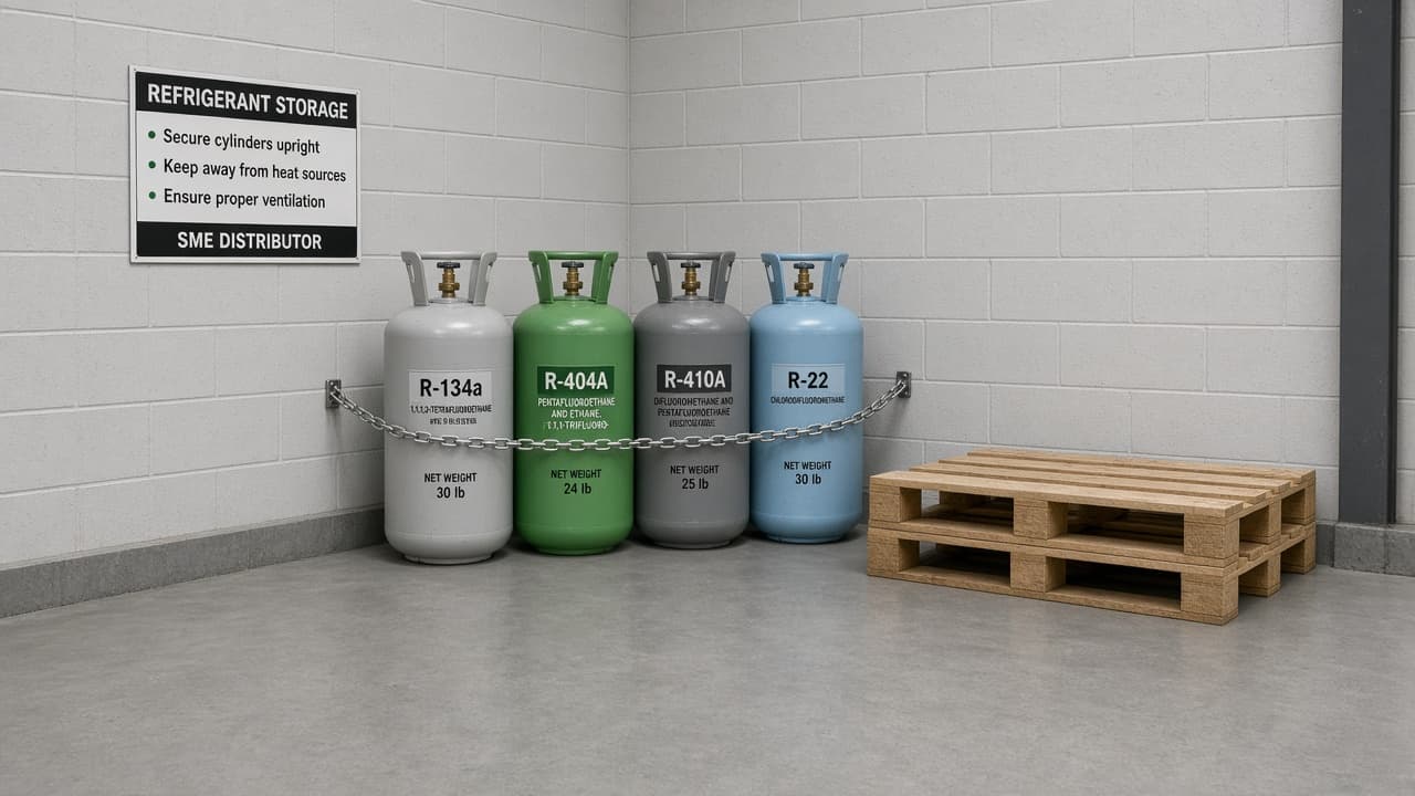 Refrigerant cylinder storage and transport basics